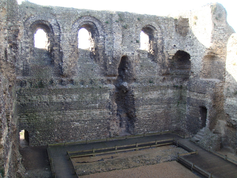 Canterbury norman keep. De binnenmuren zijn helaas weg.
