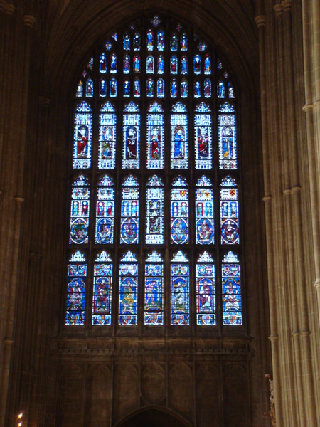 Glas-in-loodraam van de cathedral