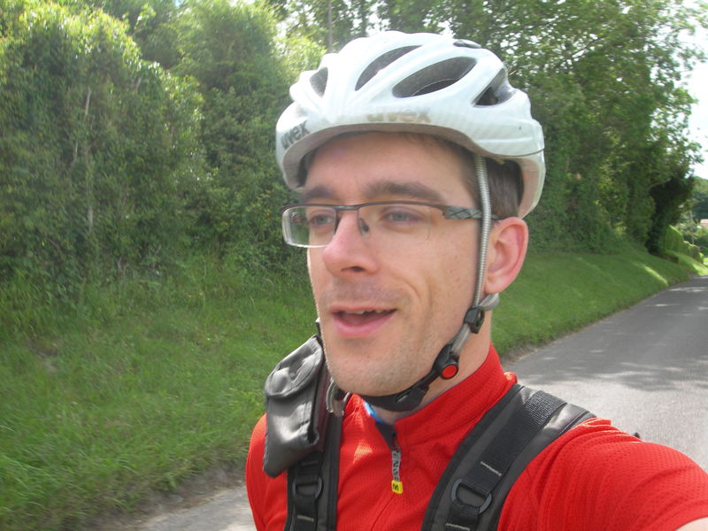 Het weer is goed. De weg is glad. Dit in tegenstelling tot mijn kin.