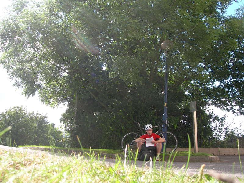 Lekkere boterham. En even de weg vinden.