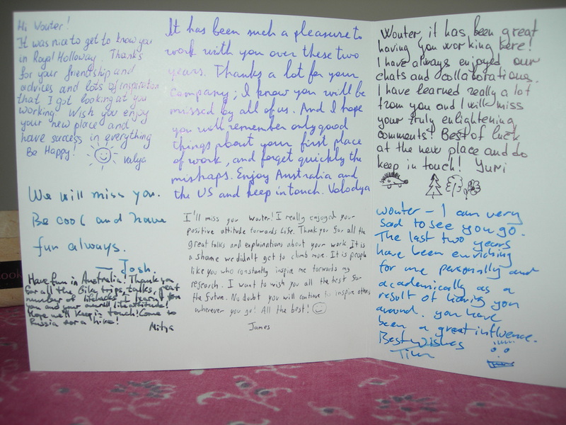 Een kaart met een stukje van iedereeen