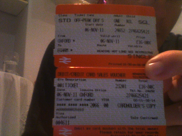 treinkaartjes van Oxford