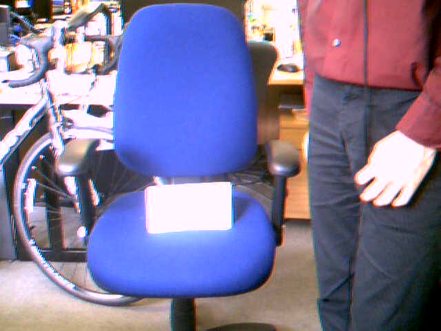 Mijn nieuwe bureastoel