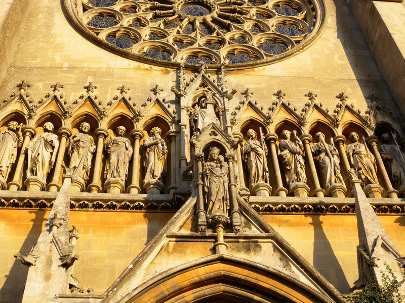 Arundel cathedral. Mooi detail maar de rest was veel te vierkant.
